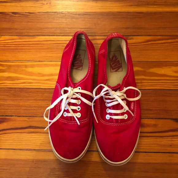 red vans size 8